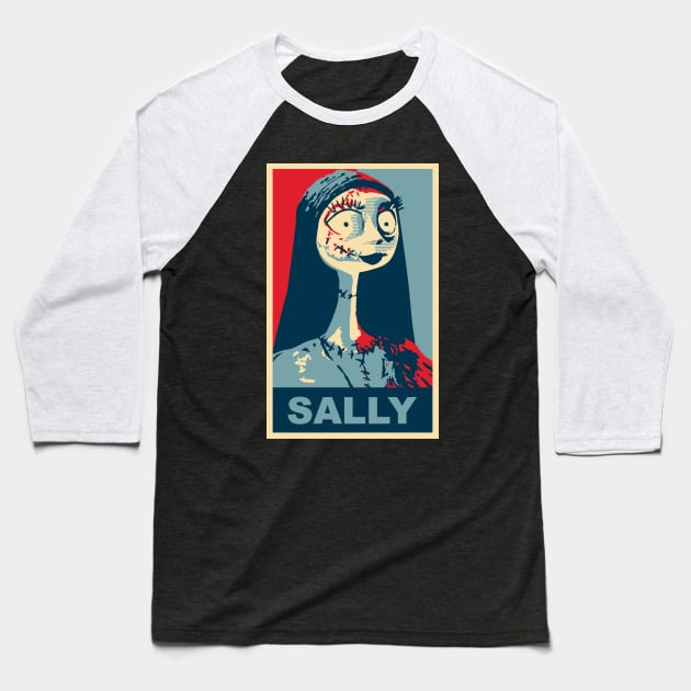 Sally propaganda Baseball T-Shirt by Visionarts